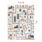 World Rug Gallery Kids Play Road Rug Interactive Cityscape for Cars and Toys Indoor Soft Area Rug 8' x 10' Cream 3014CREAM8X10 - alternate 3